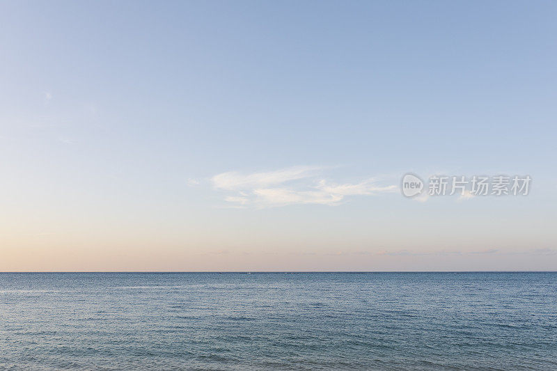 日本冲绳的海景