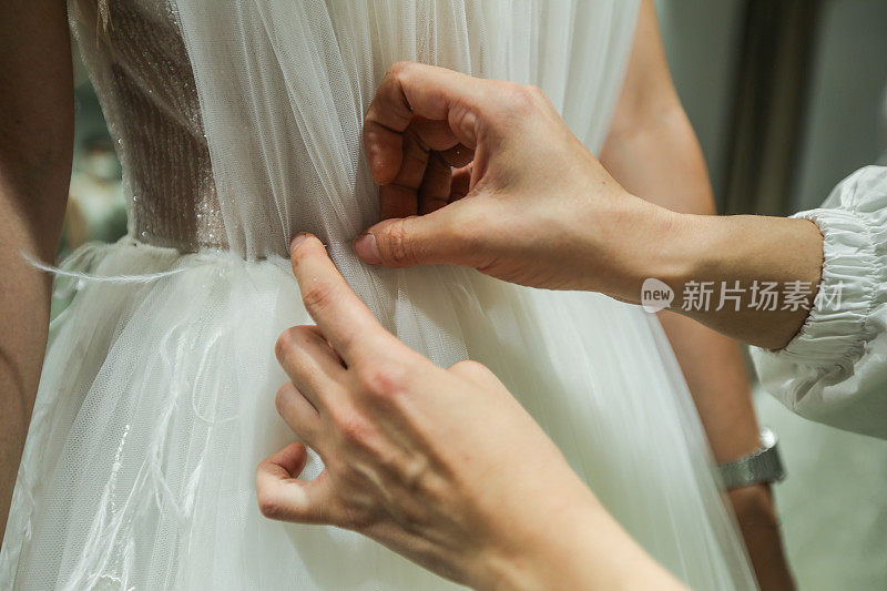 采购产品婚纱和服装设计，女裁缝和手工艺品