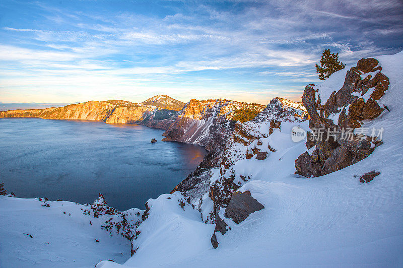 火山口湖,俄勒冈州