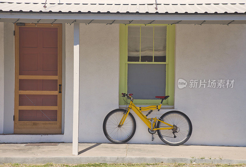 黄色的自行车我