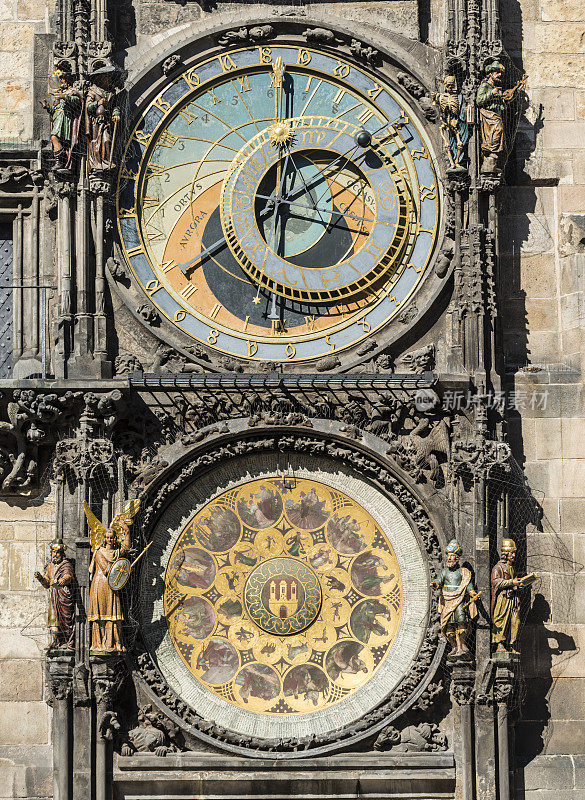 布拉格老城广场上的天文钟