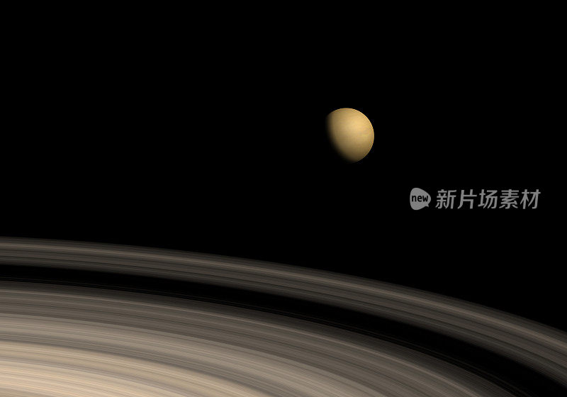 土卫六和土星环