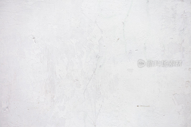 肮脏的白色混凝土墙背景