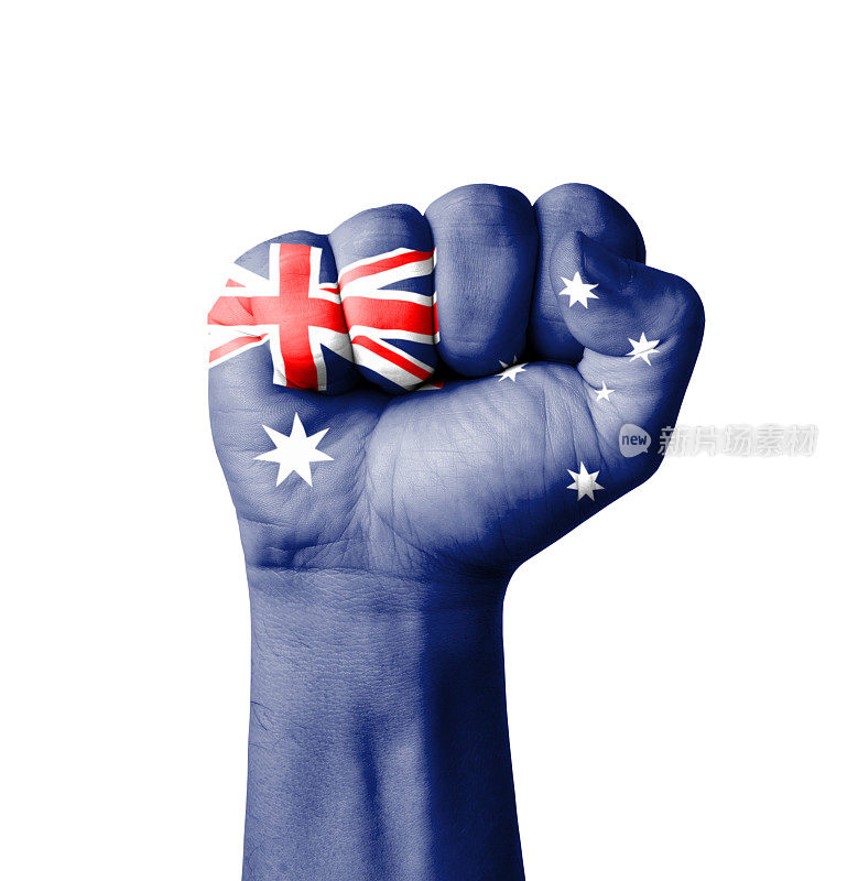 绘制的澳大利亚国旗
