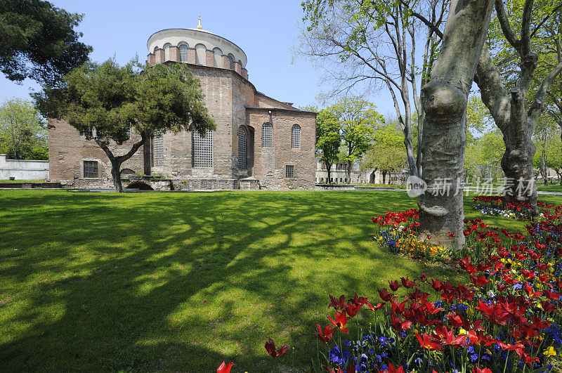 土耳其伊斯坦布尔托普卡皮宫花园