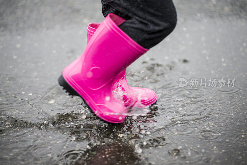 雨中漫步