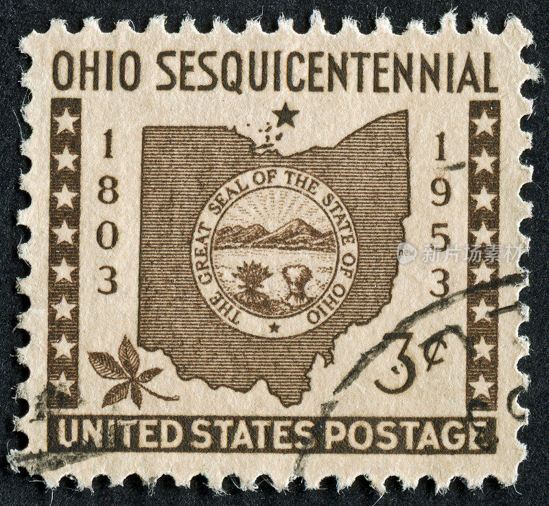 俄亥俄州周年邮票