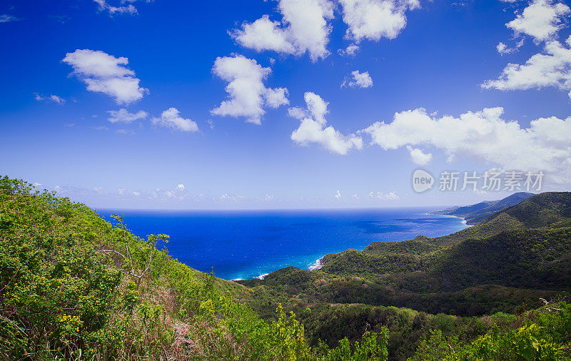 圣克罗伊海滩全景