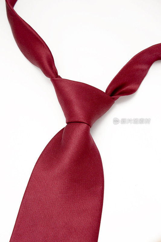 孤立的红色领带