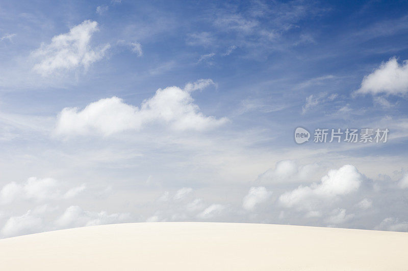 沙丘，Jericoacoara，巴西