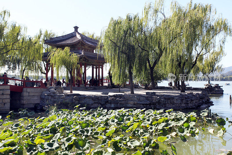 颐和园公园，北京，中国。