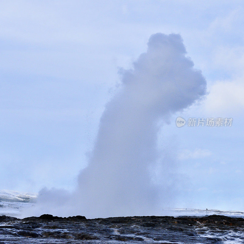 Strokkur喷泉、冰岛