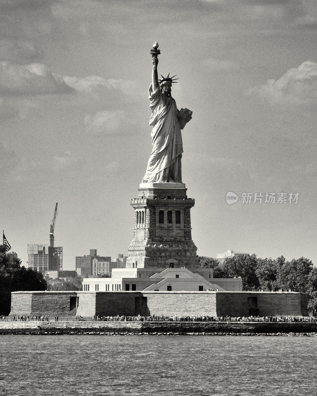 自由女神像，纽约港，美国