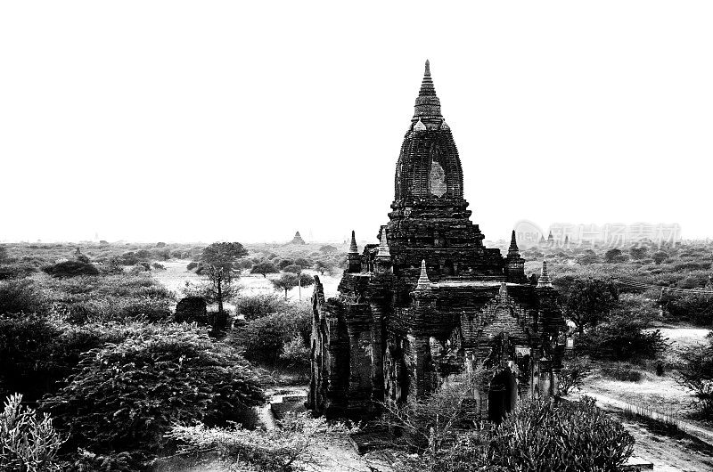 缅甸曼德勒蒲甘的寺庙。