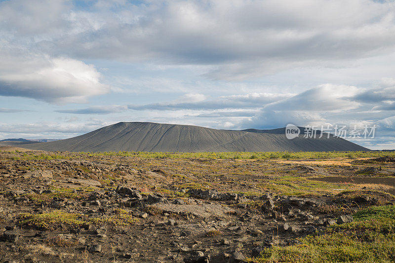 冰岛的Hverfjall火山口