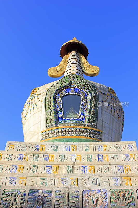 2015年2月5日，中国内蒙古自治区呼和浩特市，西丽图召喇嘛庙建筑景观