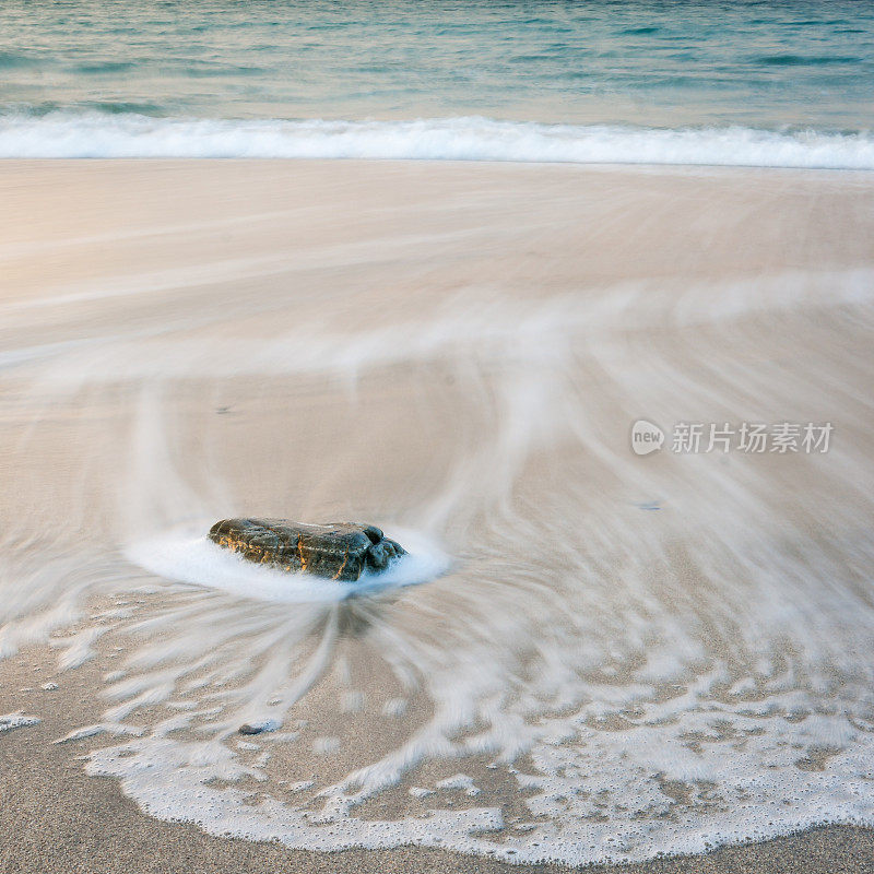 海滩海景设得兰群岛