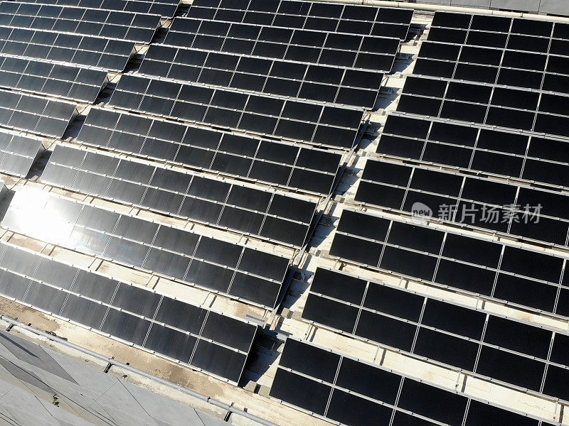 太阳能电池板发电站