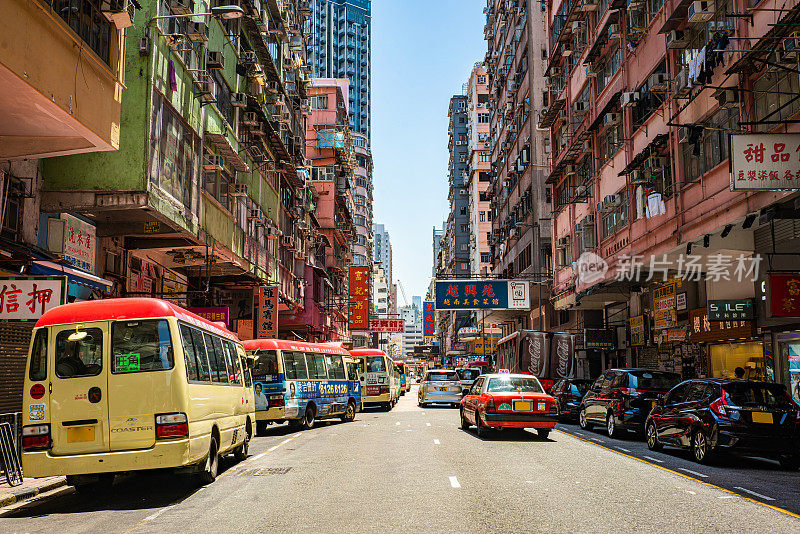 香港繁忙的街道