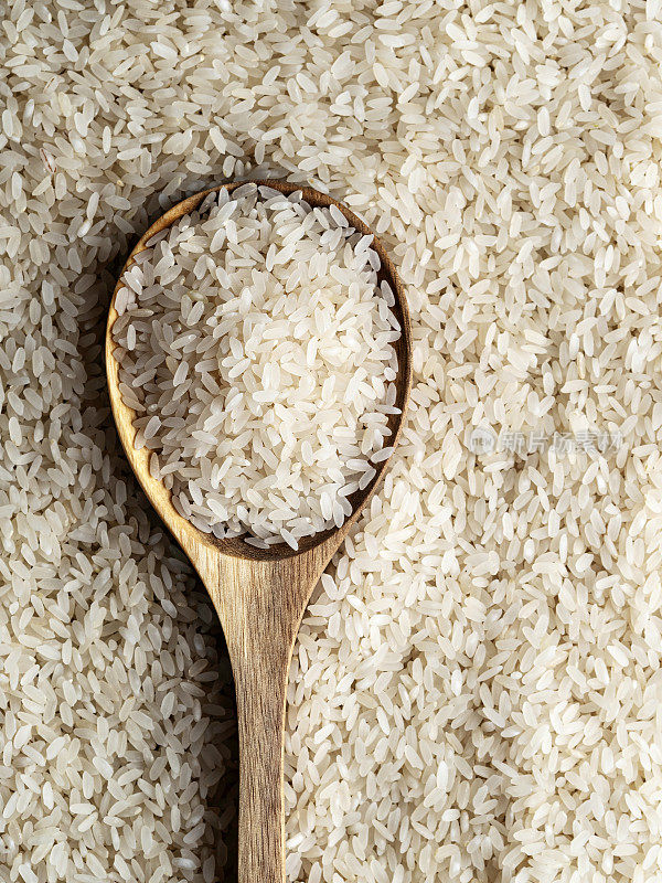 米粒，印度香米，一勺米，生白米，
