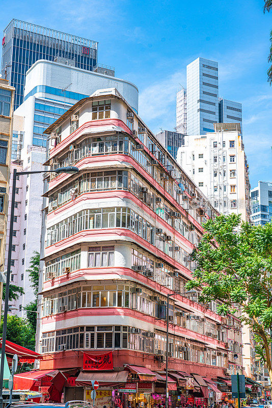 白天在湾仔，香港市中心