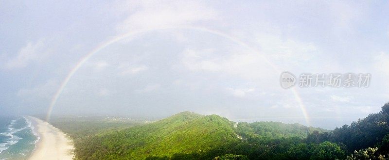 拜伦湾上空的彩虹