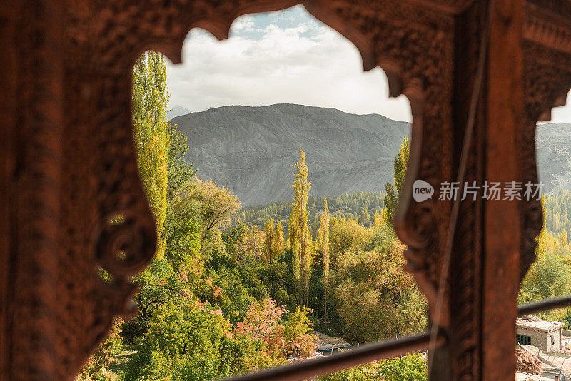 巴基斯坦北部的卡普鲁堡的风景