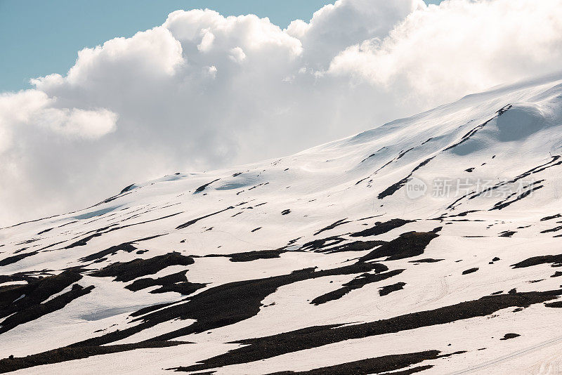 Langjökull冰岛冰川山