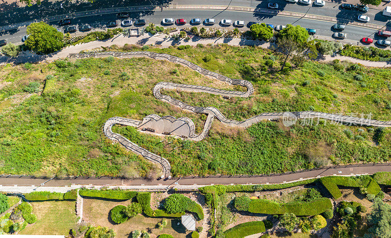 托基岩道之字形步道