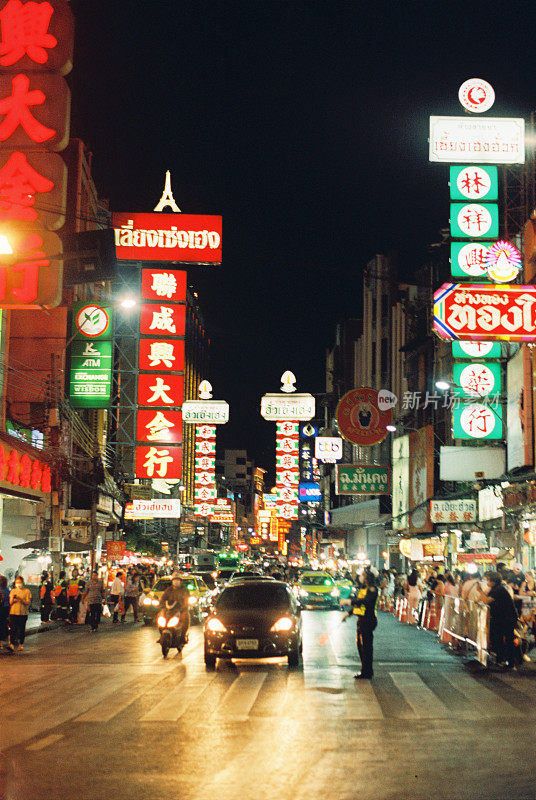曼谷唐人街的夜晚