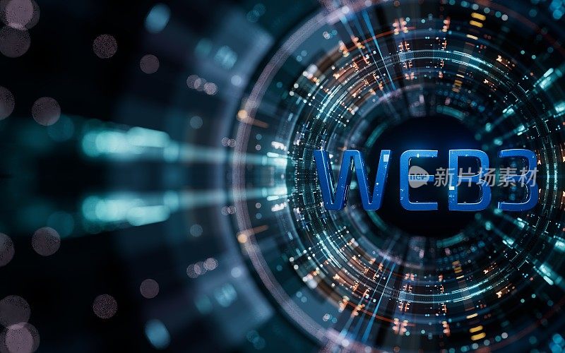 WEB3下一代万维网区块链技术，具有分散的信息、分布式的社交网络