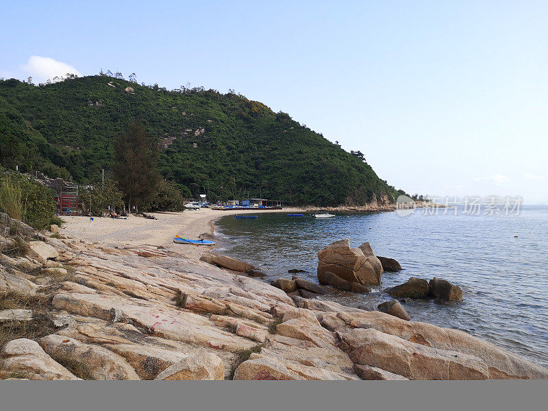 到港岛大潭湾地湾泳滩