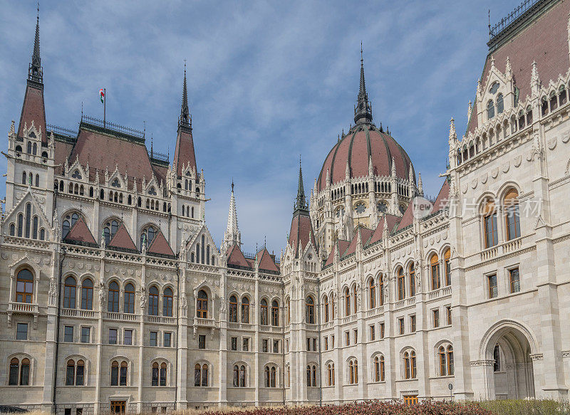 匈牙利布达佩斯美丽的匈牙利议会大厦