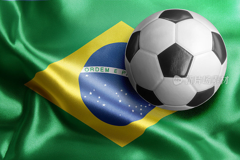 巴西国旗上的足球