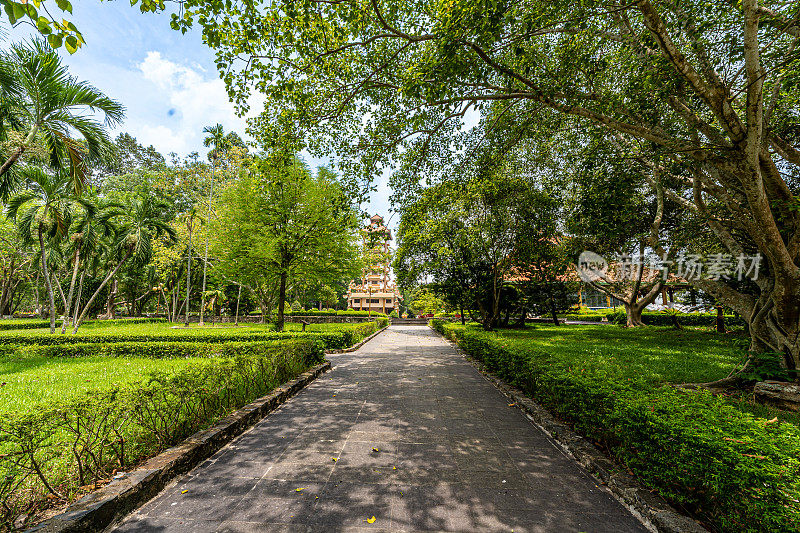 胡志明市本多寺，古芝隧道，古芝隧道旁的历史革命区，1975年以前是越南著名的革命基地。