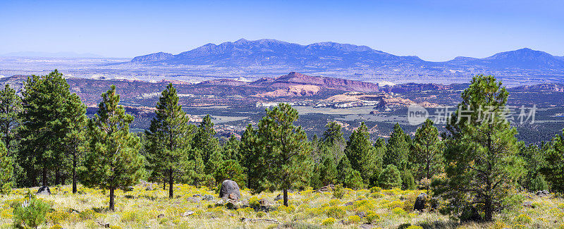 犹他州12号风景大道上的拉伯山谷观景台