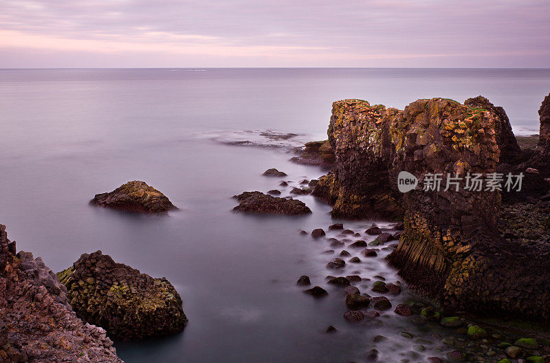 落基海岸长时间暴露