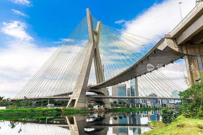 巴西圣保罗的Estaiada桥