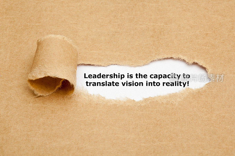 领导能力是将愿景转化为现实的能力