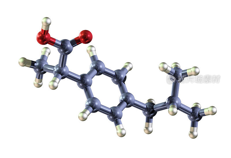 布洛芬分子