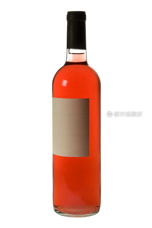 一瓶rosé葡萄酒