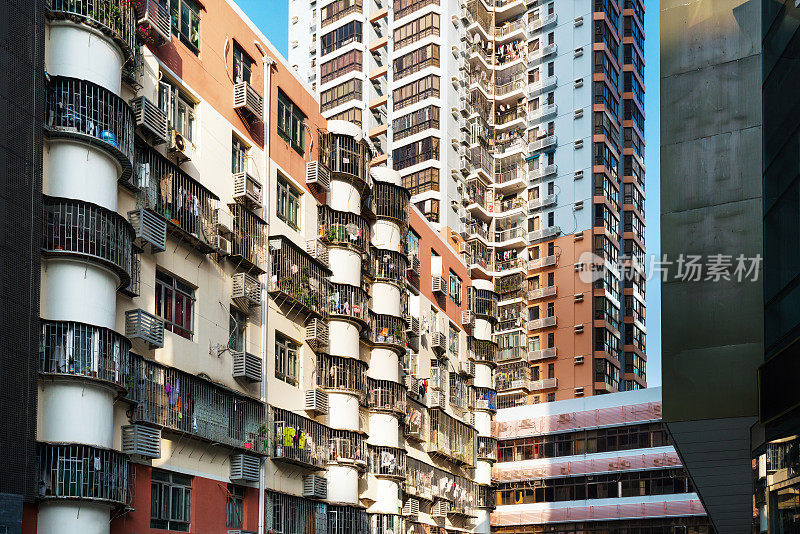 中国深圳的高层公寓楼
