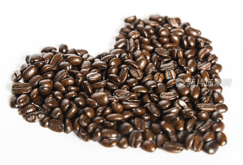 咖啡豆心形