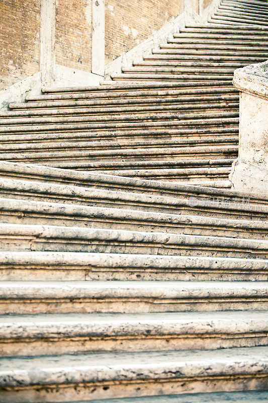 西班牙台阶的楼梯，罗马