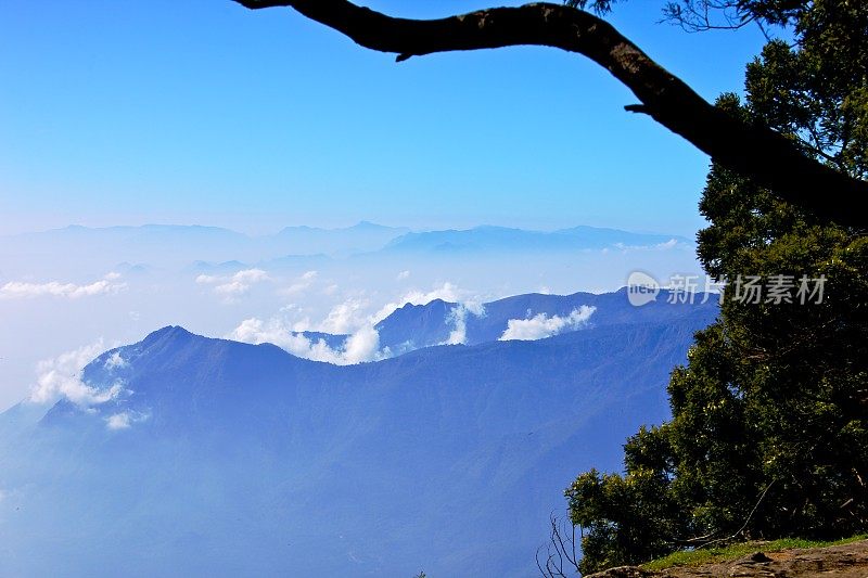 Kodaikanal，印度-从山城看