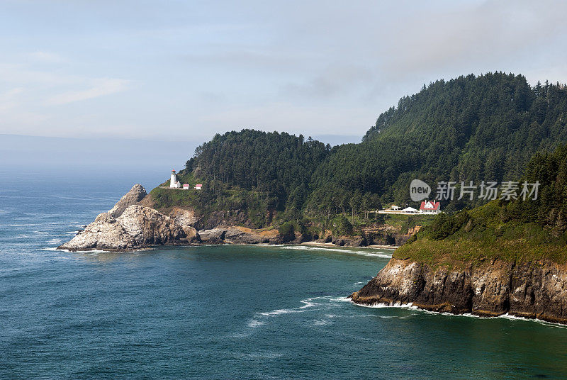 俄勒冈海岸的海克塔岬灯塔