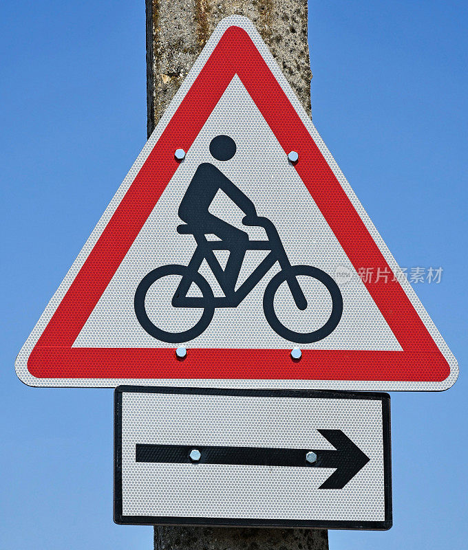 自行车交通路标