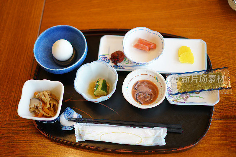 日本知床市，Utoro镇的传统早餐