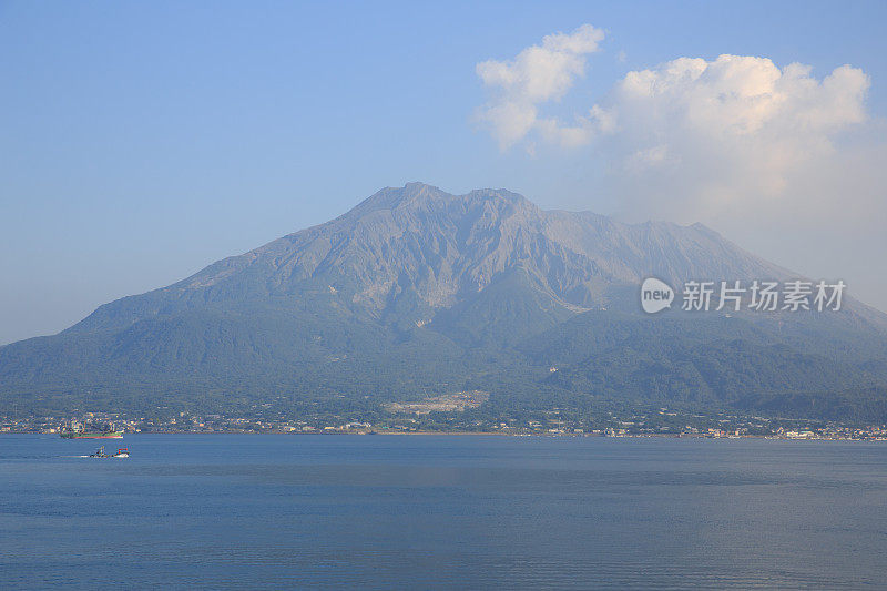 日本九州鹿儿岛的樱岛