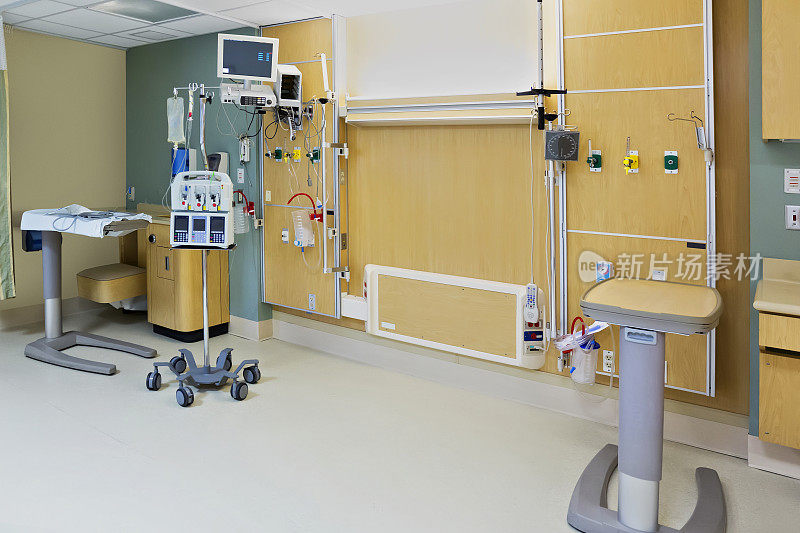 医院重症监护室的医疗设备
